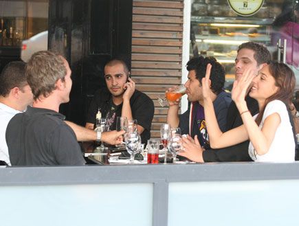 Gal Gadot gal gadot in a restaurant with her hubby israel 05 2010