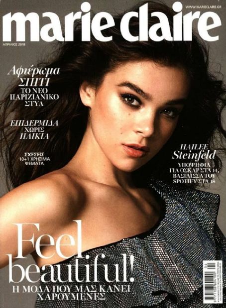 Hailee Steinfeld, Marie Claire Magazine April 2018 Cover Photo - Greece