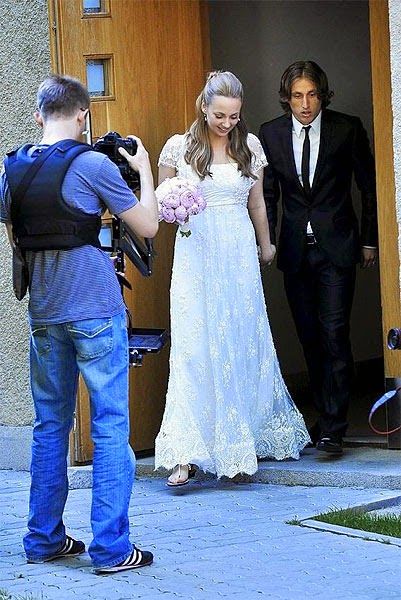 Luka Modric and Vanja Bosnic - Marriage