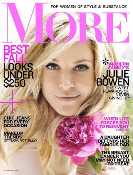 Julie Bowen Covers More Magazine September 2011