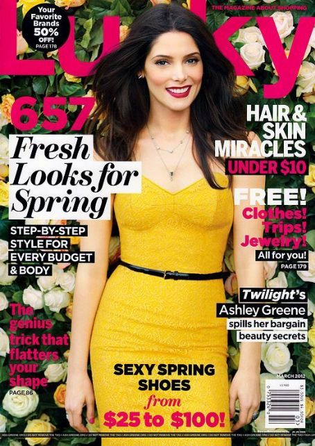 Ashley Greene - Lucky Magazine Cover [United States] (1 March 2012)