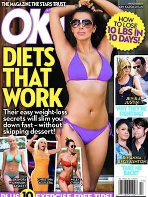 Kim Kardashian - OK! Magazine Cover [United States] (23 April 2012)