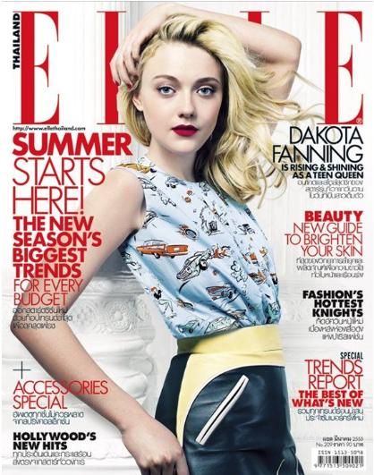 Dakota Fanning Elle Magazine Thailand March 2012 