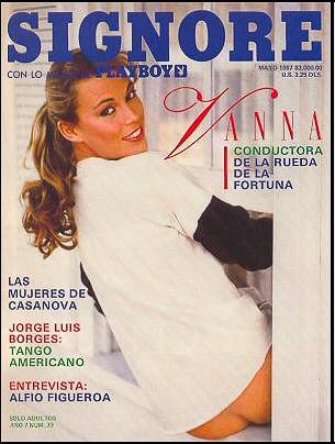 Vanna White Playboy Magazine Cover Mexico May 1987 play boy mexico