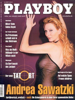 Andrea Sawatzki Playboy April 2003