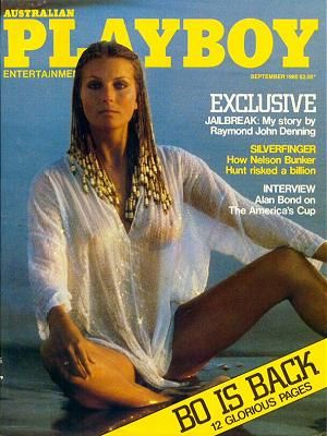 Bo Derek Playboy Magazine Cover Australia September 1980