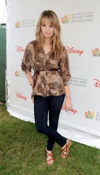 Actress Debby Ryan arrives at the 21st A Time For Heroes Celebrity Picnic 