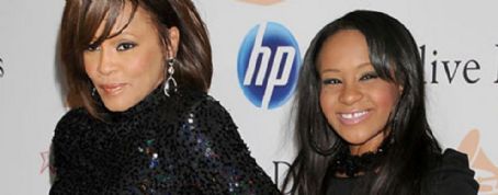 Whitney Houston with her daughter