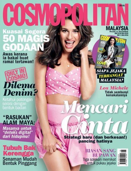 Lea Michele, Cosmopolitan June Lea Michele, Cosmopolitan June