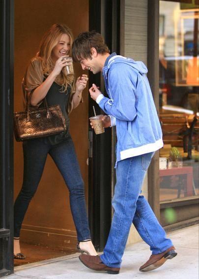 Chace Crawford and Blake Lively