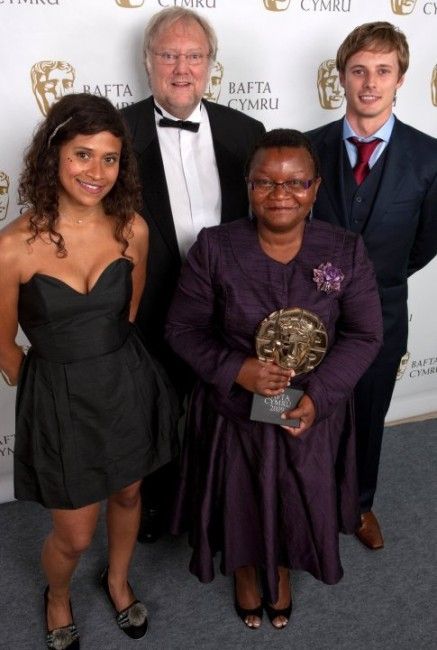 Angel Coulby and Bradley James