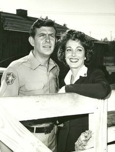 Julie Adams and Andy Griffith