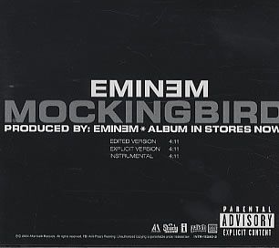 Related Links: Eminem, Mockingbird (2004). +0. Rate this album cover