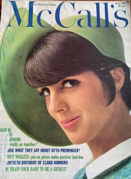 Tilly Tizzani, McCall's Magazine March 1965 Cover Photo - United States