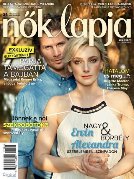 Ervin Nagy Alexandra Borbely Alexandra Borbely And Ervin Nagy Nok Lapja Magazine 14 June 2017 Cover Photo Hungary