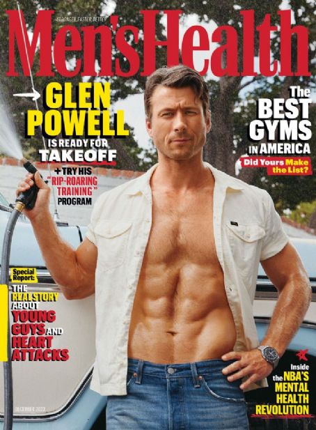 Glen Powell - Men's Health Magazine Cover [United States] (December 2023)