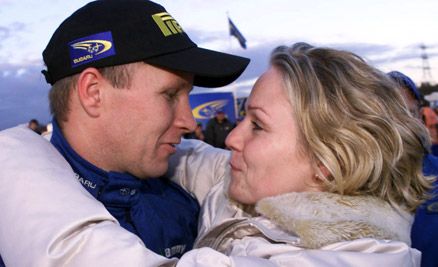 Petter Solberg and Pernilla Walfridsson