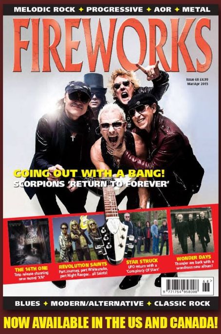 Klaus Meine - Fireworks Magazine Cover [United Kingdom] (March 2015)