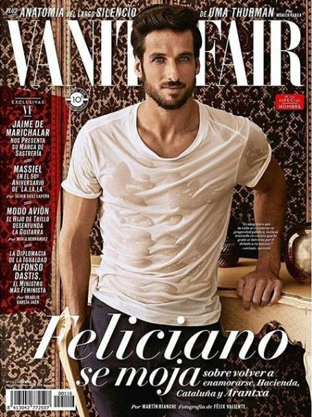 Feliciano López, Vanity Fair Magazine April 2018 Cover Photo - Spain