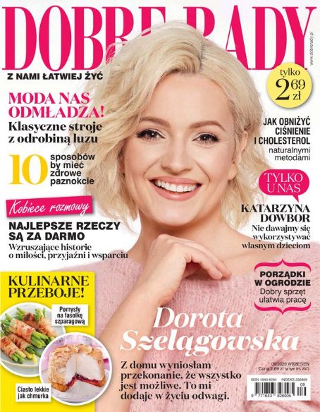 Dorota Szelagowska, Dobre Rady Magazine September 2020 Cover Photo - Poland