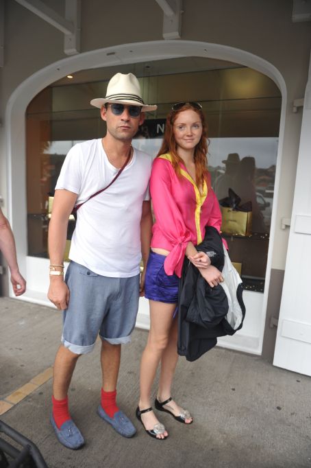 Lily Cole and Enrique Murciano shopping at Gustavia in St. Barthelemy - December 31, 2009