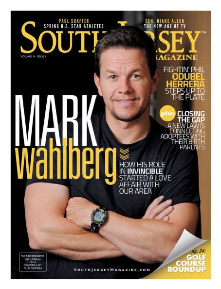 Mark Wahlberg, South Jersey Magazine January 2017 Cover Photo - United ...