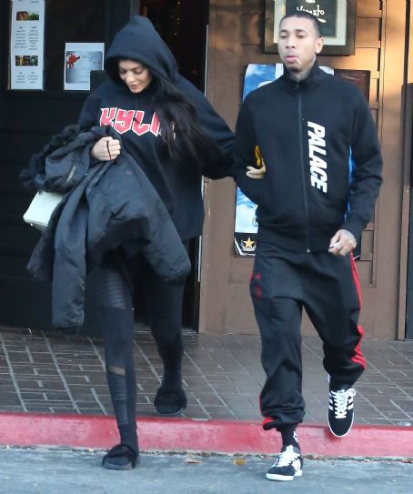 Kylie Jenner and her Boy Toy spotted leaving Yamato Restaurant December ...