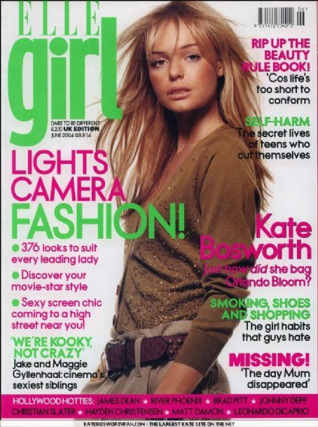 Kate Bosworth, Elle Girl Magazine June 2004 Cover Photo - United Kingdom