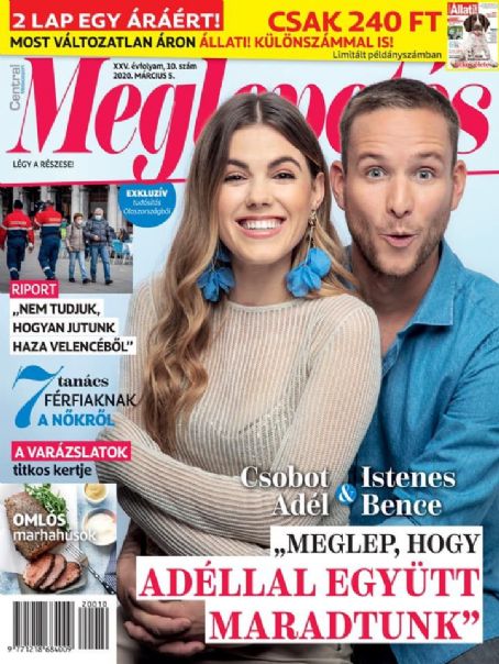 Adel Csobot And Bence Istenes Meglepetes Magazine Cover Hungary 5 March 2020 Famousfix Com Post