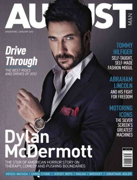 Dylan McDermott, August Man Magazine January 2013 Cover Photo - Singapore