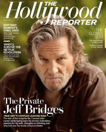 Jeff Bridges, The Hollywood Reporter Magazine 19 January 2011 Cover ...