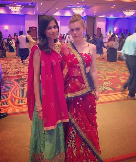 Holland at the wedding of friend Geeta Patel