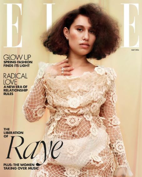 Raye, Elle Magazine May 2024 Cover Photo - United Kingdom