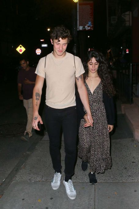 Shawn Mendes and Camila Cabello – leaving a date at Extra Virgin in the West Village in NY