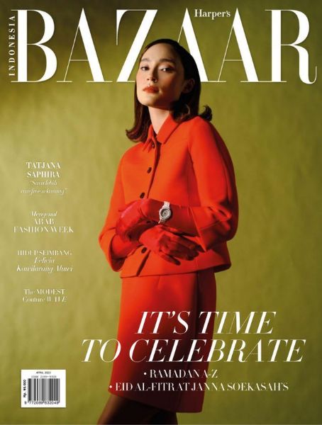 Tatjana Saphira, Harper's Bazaar Magazine April 2022 Cover Photo ...