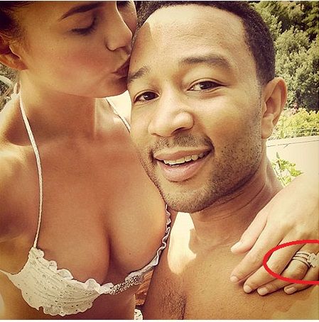 See Chrissy Teigen’s Wedding Bands for the First Time!