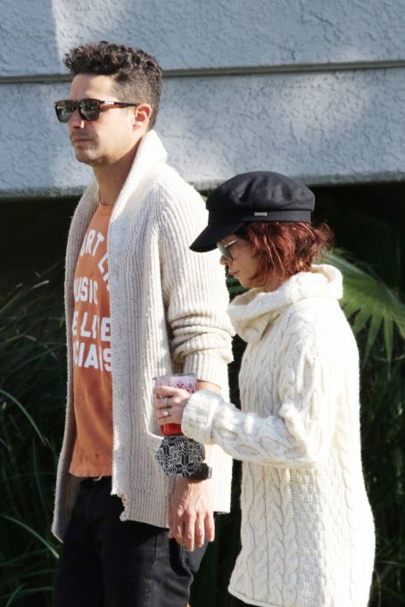 Sarah Hyland – With Wells Adams seen on a stroll in Los Angeles