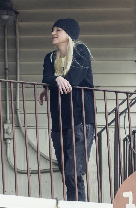 Toni Collette – With Anna Faris on the set of ‘The Estate’ in New Orleans