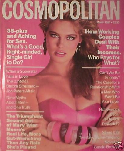 Renée Simonsen, Francesco Scavullo, Cosmopolitan Magazine 15 March 1986 ...