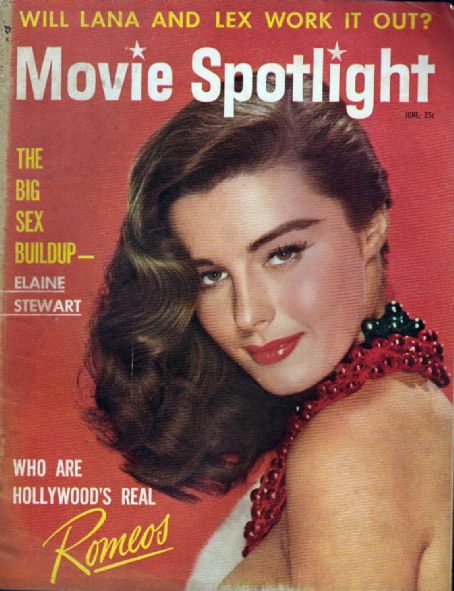 Elaine Stewart, Movie Spotlight Magazine June 1954 Cover Photo - United ...