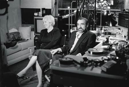 Barbara De Fina and Martin Scorsese