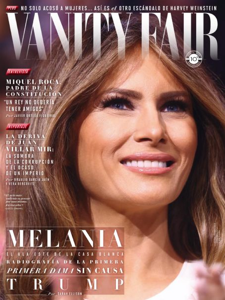 Melania Trump, Vanity Fair Magazine February 2018 Cover Photo - Italy