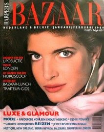 Stephanie Seymour, Harper's Bazaar Magazine January 1989 Cover Photo