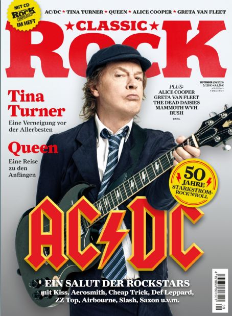 Angus Young, Classic Rock Magazine September 2023 Cover Photo - Germany