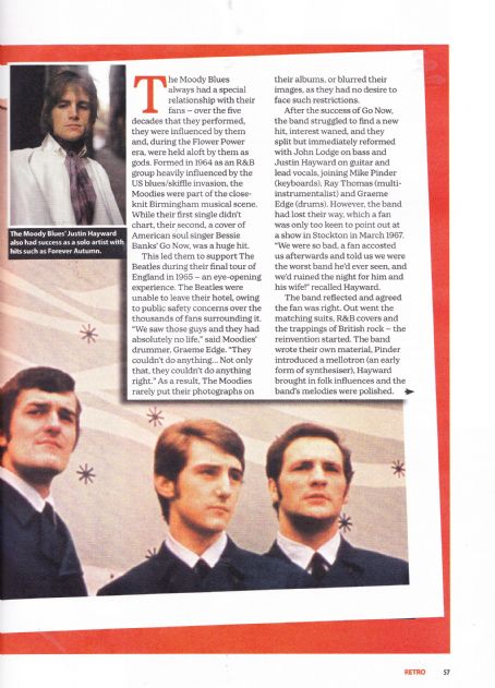The Moody Blues - Yours Retro Magazine Pictorial [United Kingdom] (April 2022)