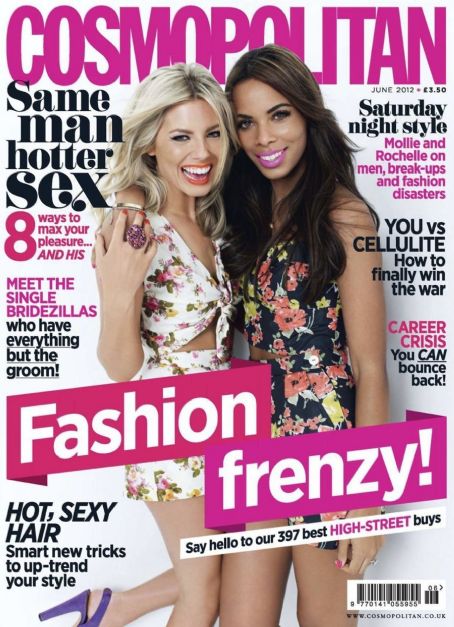 Mollie King, Rochelle Humes, Cosmopolitan Magazine June 2012 Cover