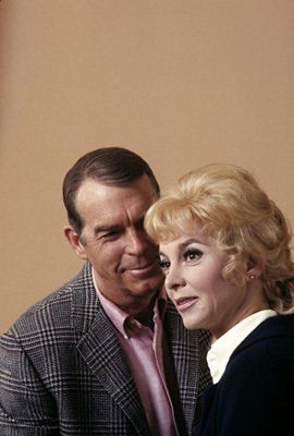 Fred MacMurray and Beverly Garland