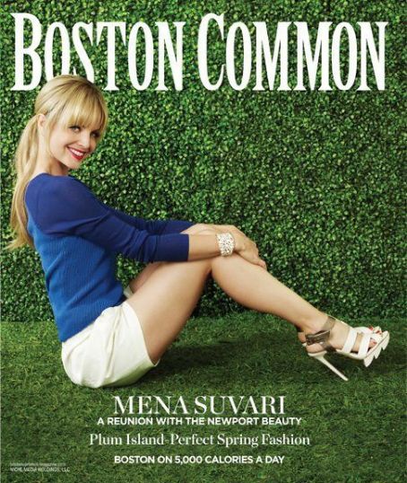 Mena Suvari - Boston Common Magazine Cover [United States] (March 2012)