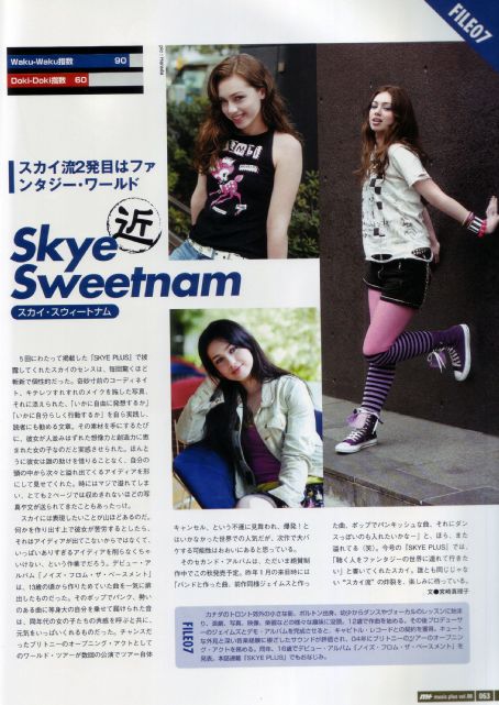 Skye Sweetnam Japanese Magazine Scans Famousfix Com Post