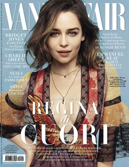 Emilia Clarke Vanity Fair Magazine Cover Italy 20 July 2016 Famousfix Com Post